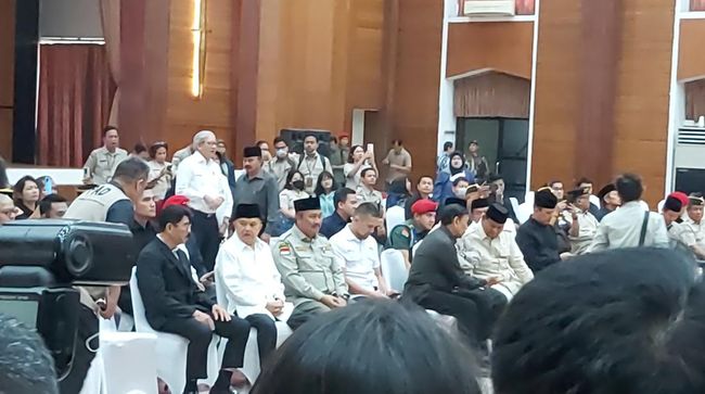 Prabowo Subianto Hadiri Persemayaman Doni Monardo di Mako